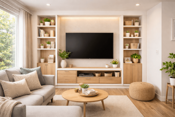 空間有限怎麼做電視牆？兼顧美感與機能的規劃攻略